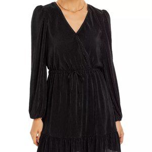 AQUA BRAND V-NECK TIE FRONT DRESS, NWT